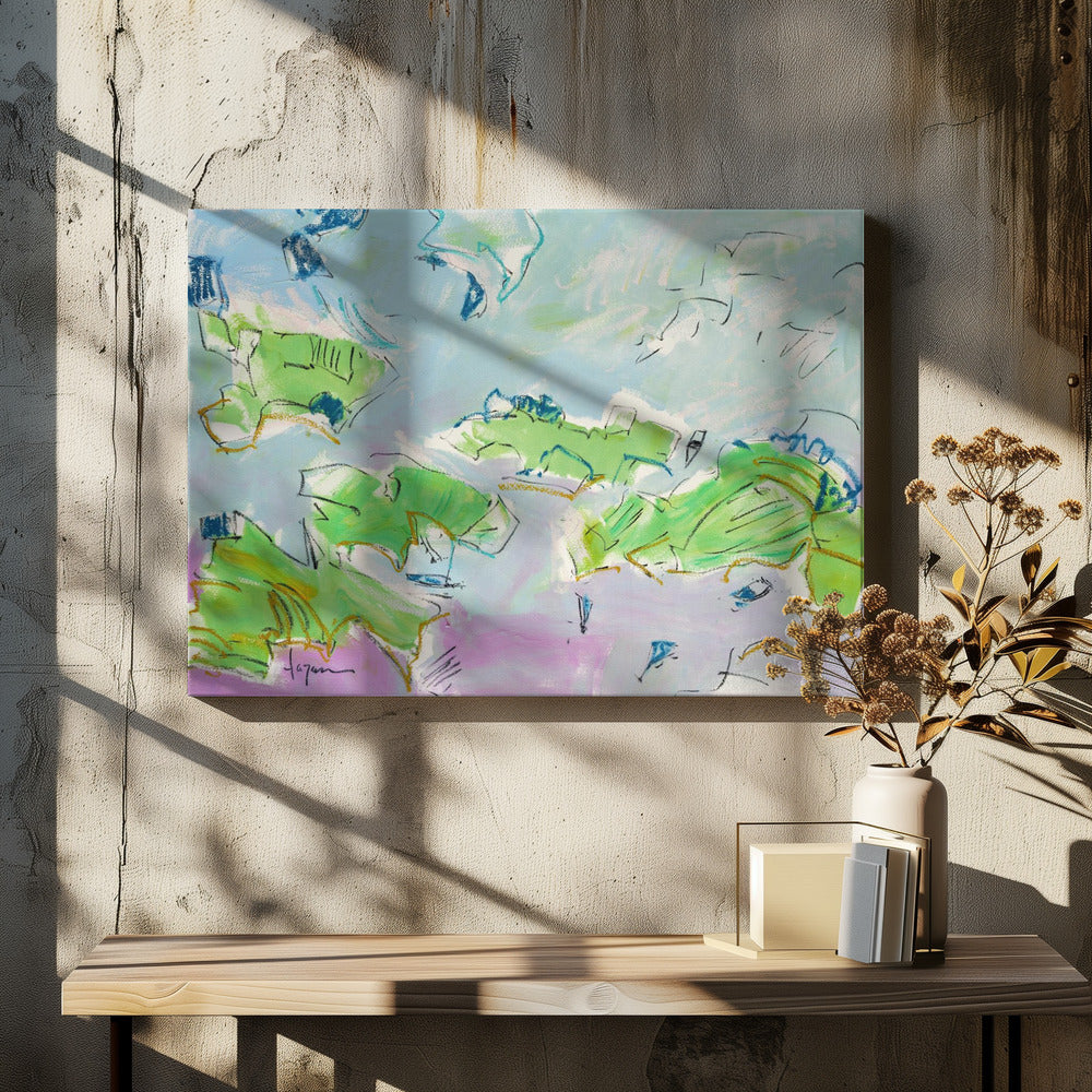 Eilanden van rust | Canvas