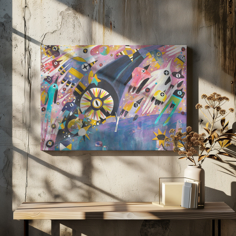 Stilte van alle werelden | Canvas