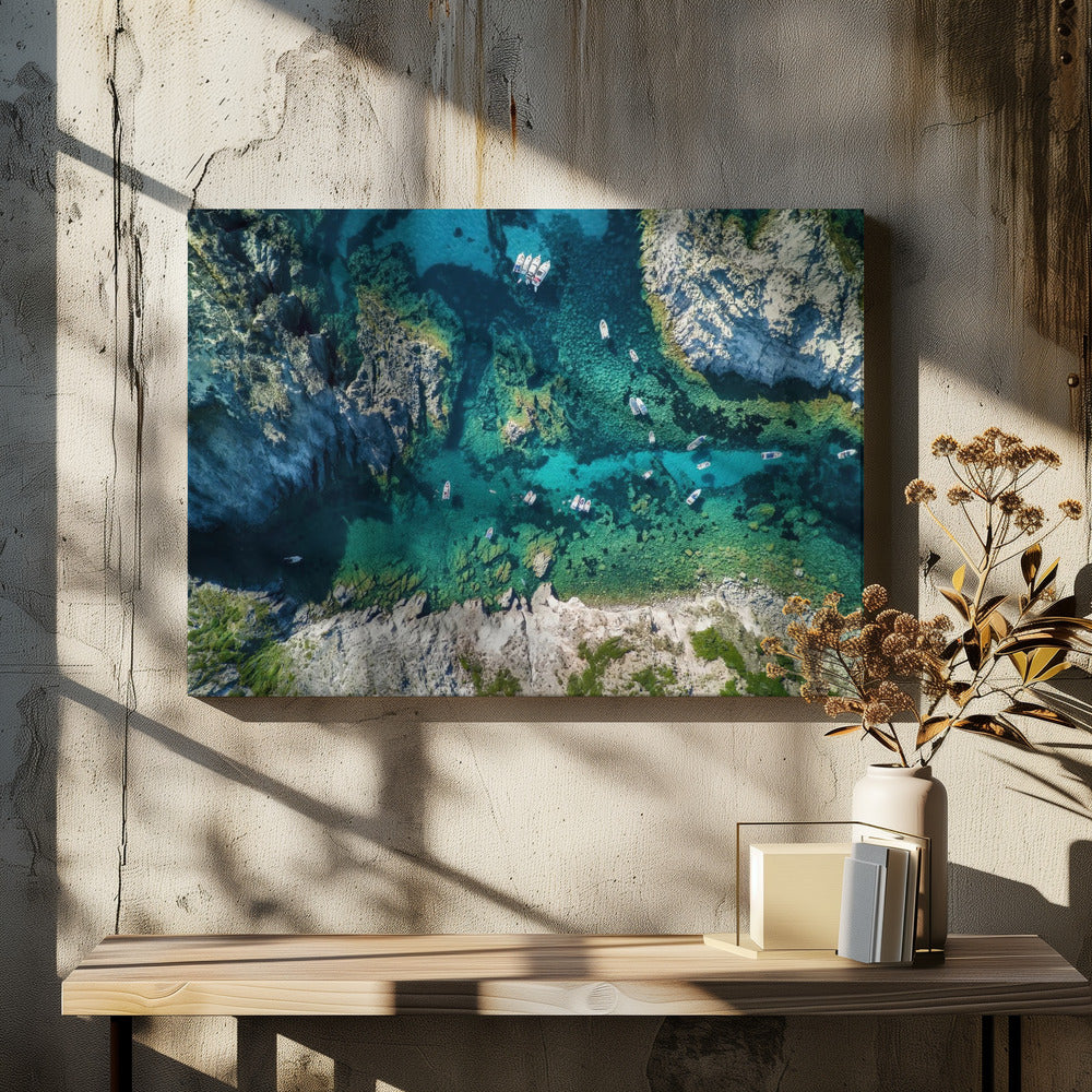 Drukke zomer | Canvas