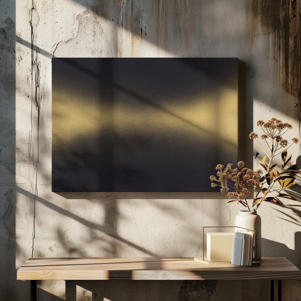Gouden Horizon Golven | Canvas