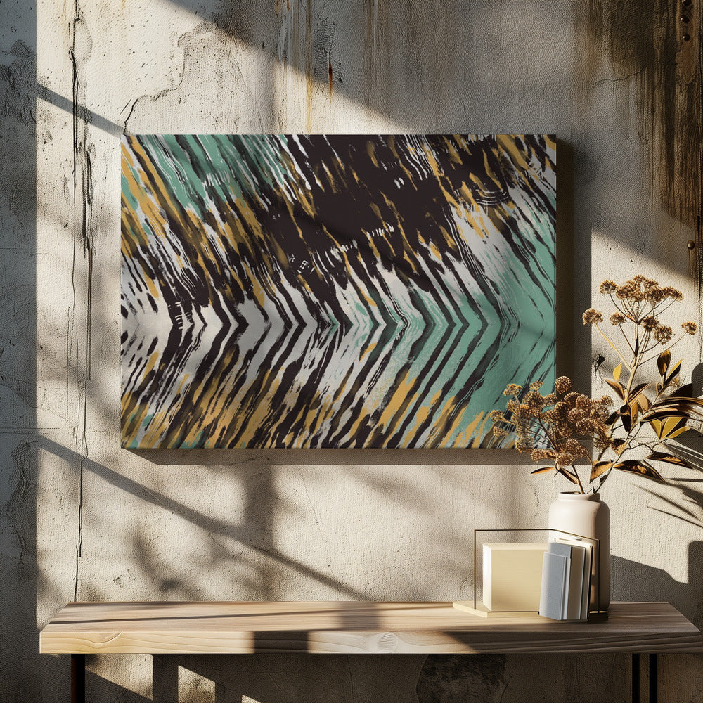 Zigzag Wervelwind | Canvas