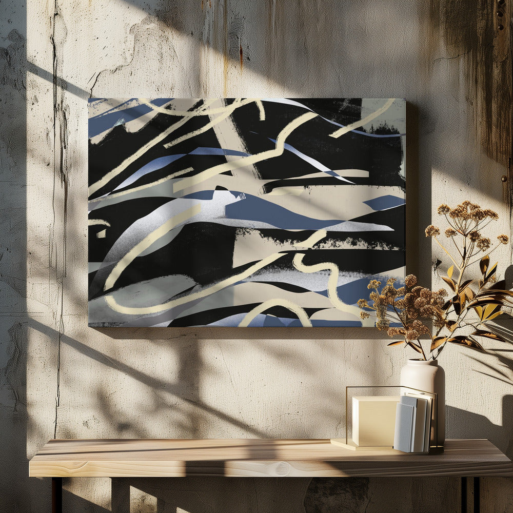 Abstract gebergte | Canvas