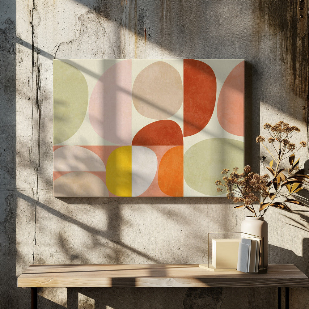 Pastelgeometrie | Canvas