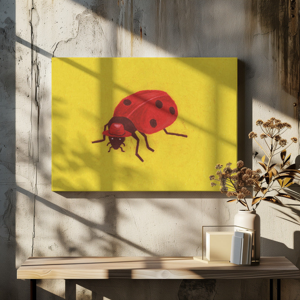 Lieveheersbeestje | Canvas