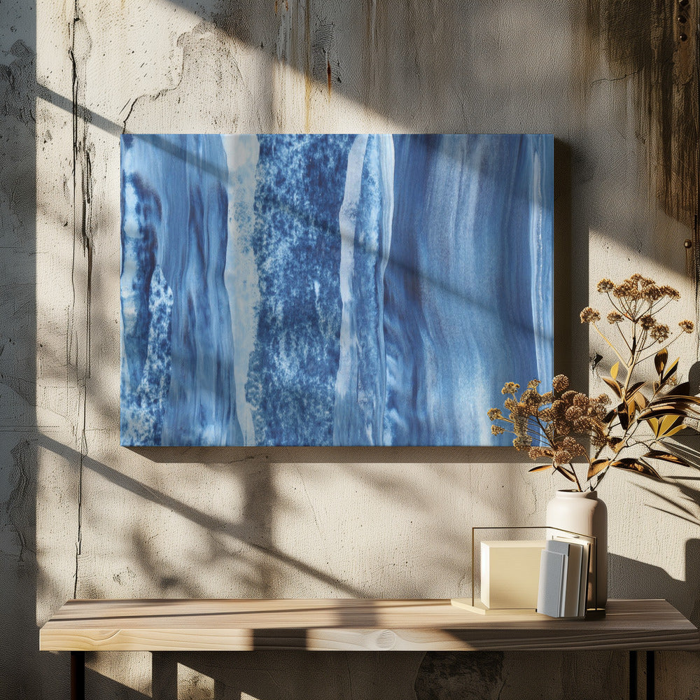 Blue Cascade Veils | Canvas