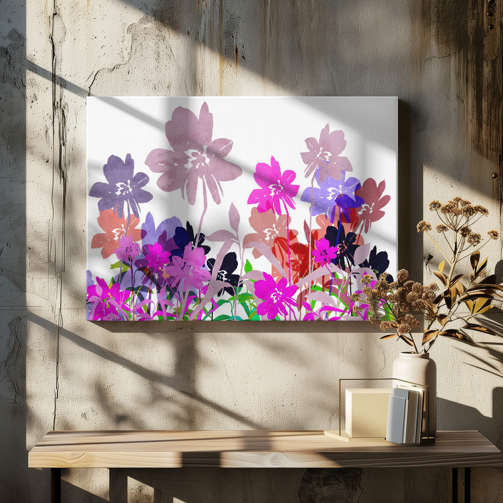 Bloemenveld | Canvas