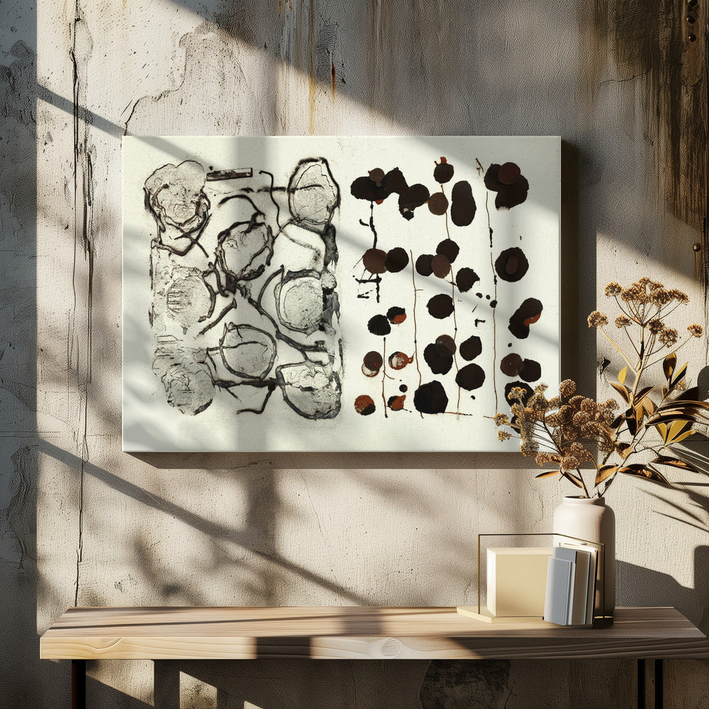 Abstracte symmetrie | Canvas