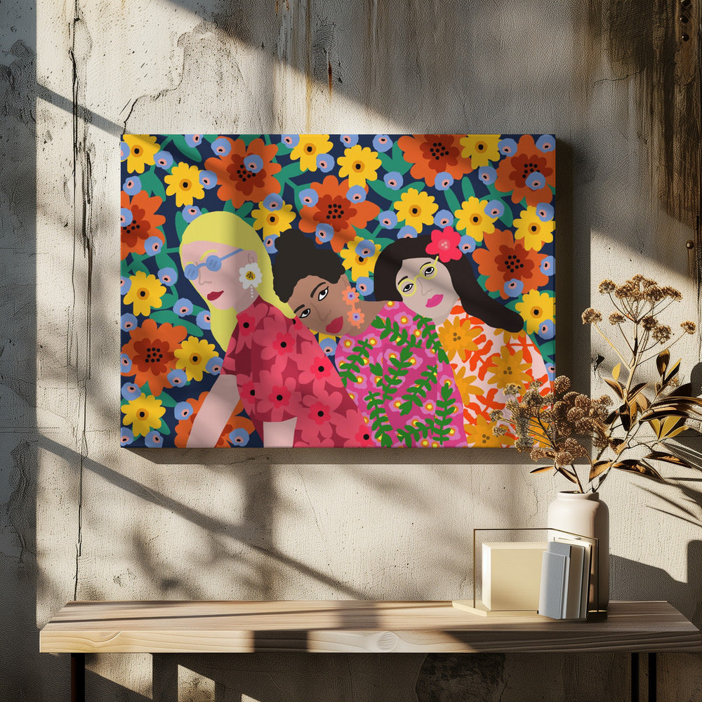 Drie Vrienden | Canvas