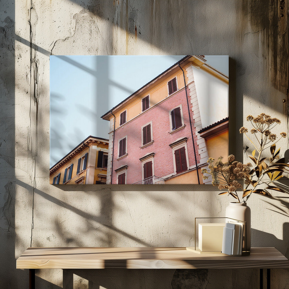 Pastel Bologna | Reisfotografie Italië | Canvas