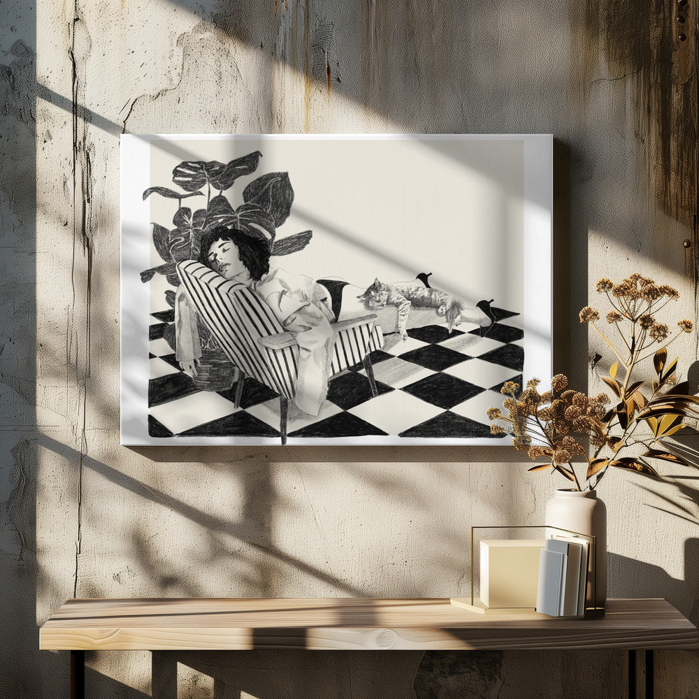Jlr Aan het einde van de dag Kopie | Canvas