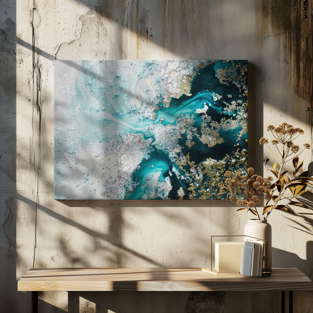 Abstract Kust- Zeezicht | Canvas