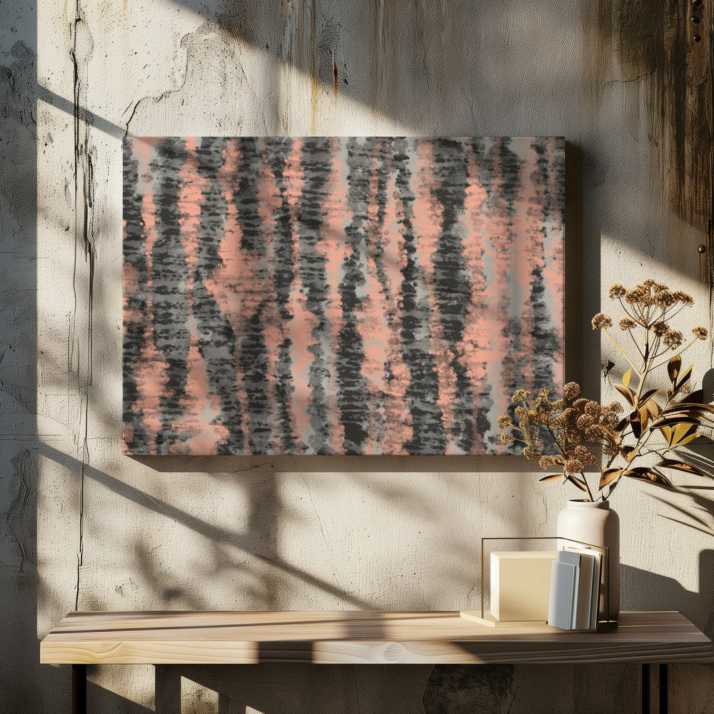 Koraalstrepen | Canvas
