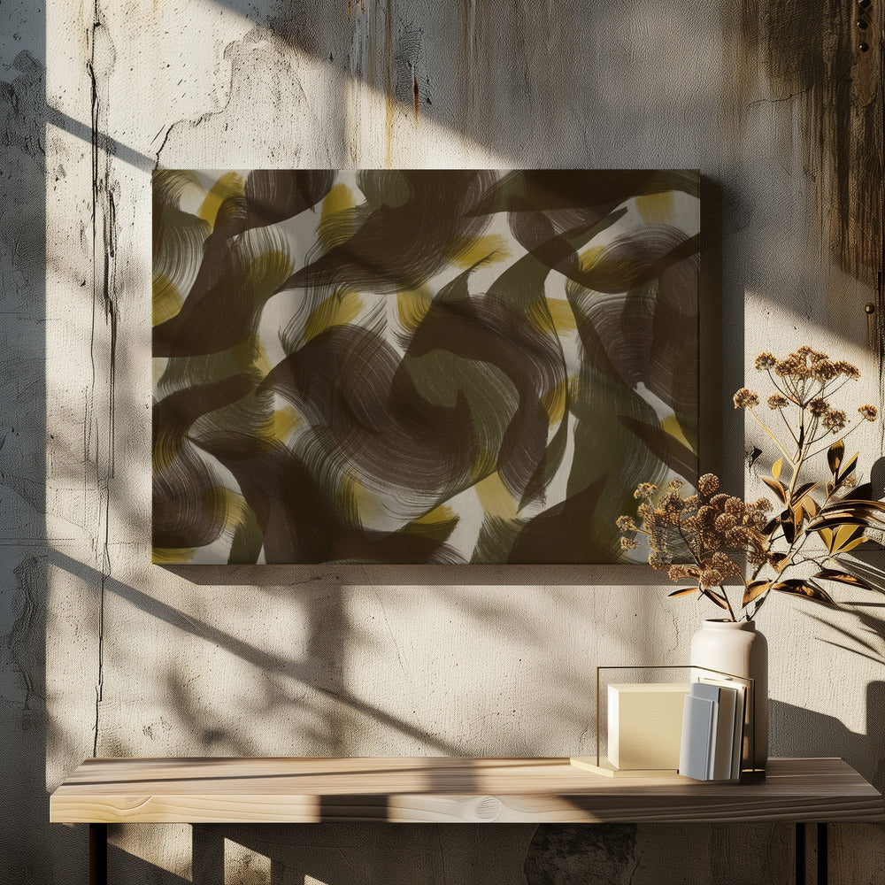Wervelende aardtonen | Canvas