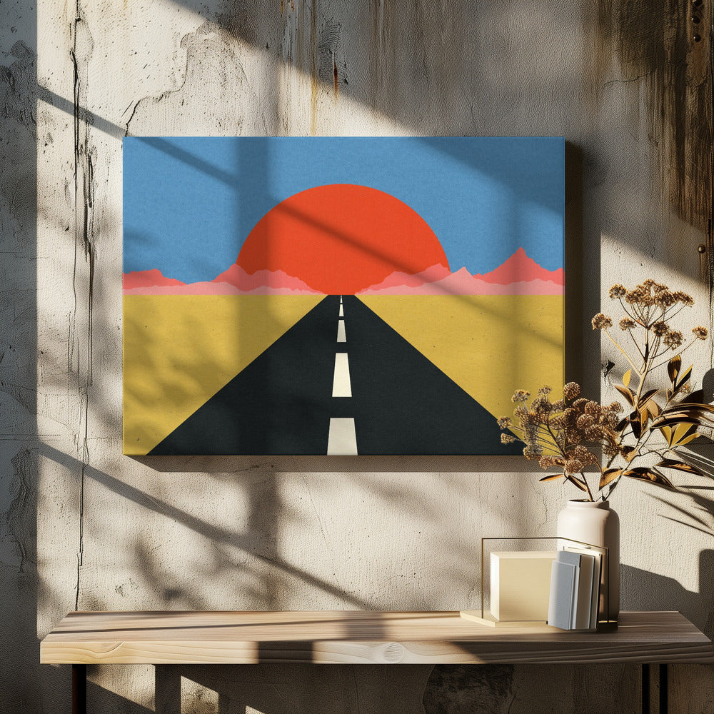 Weg naar de zon | Canvas