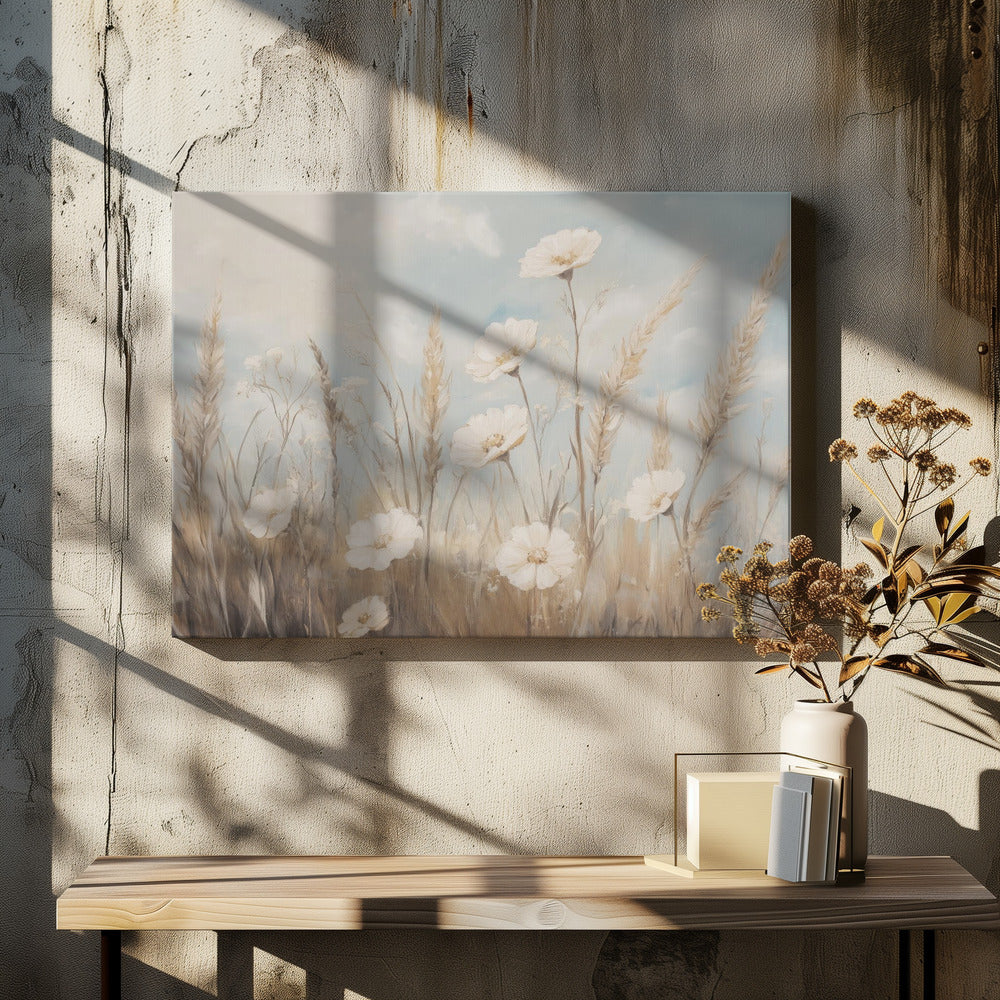 Serene weidebloesems | Canvas
