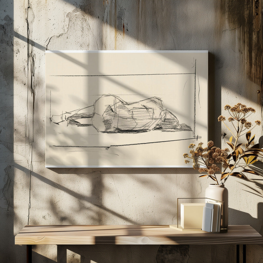 Étude Vrouwelijke No.8 | Canvas