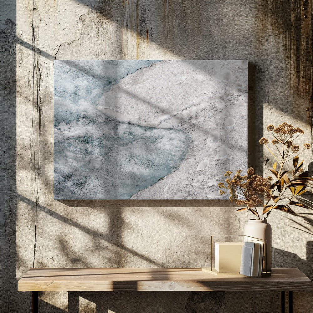 Abstracte vormen van landschap #1 | Canvas
