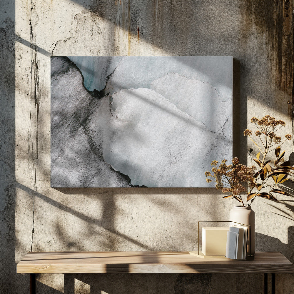 Abstracte vormen van landschap #4 | Canvas