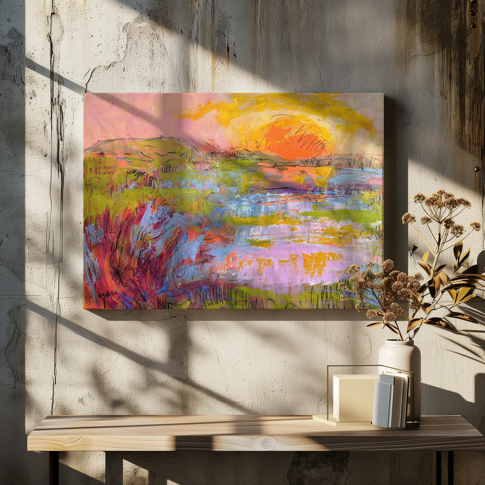 Zonsondergangsymfonie | Canvas