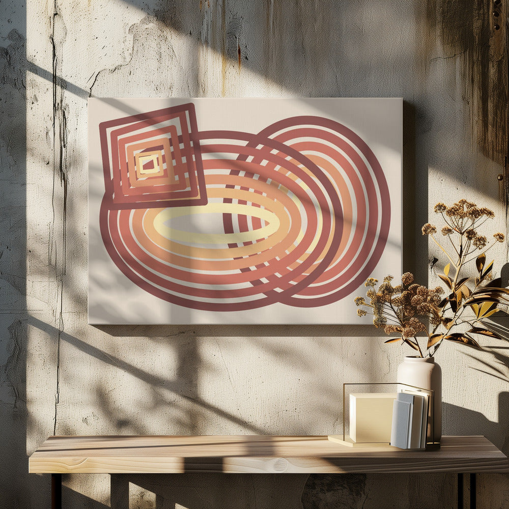 Patroon retro | Canvas