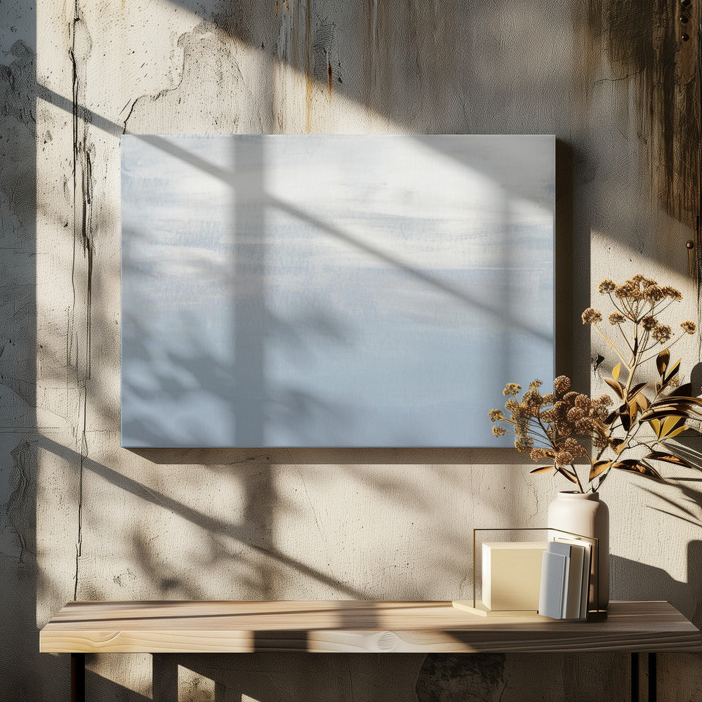 Minimalistisch abstract landschap | Canvas