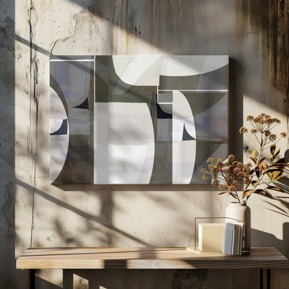 Architectonische abstractie | Canvas