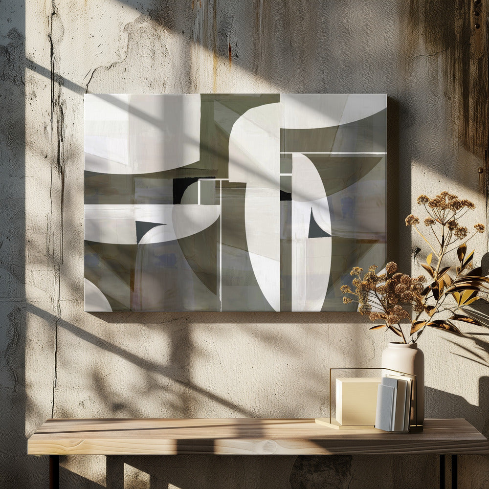 Architectonische abstractie | Canvas