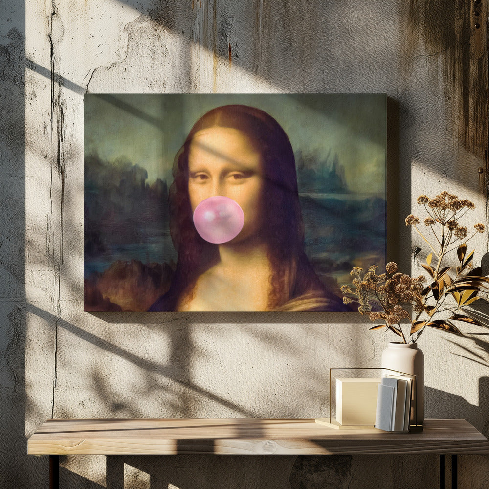 Mona Lisa Bubblegum | Canvas