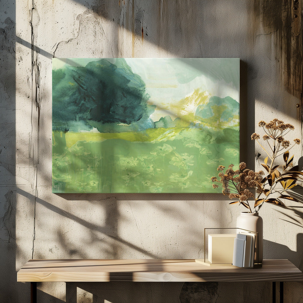 Smaragdgroene weide dromen | Canvas