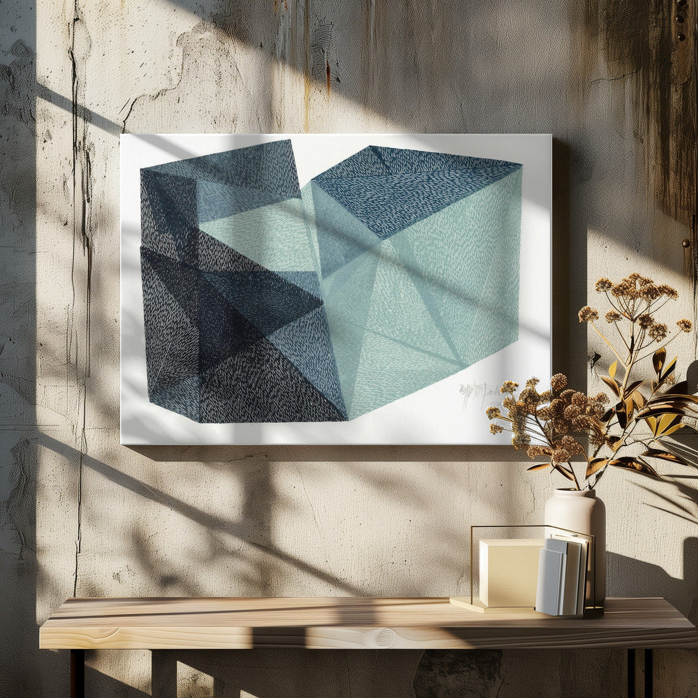 Veelhoekige vorm III. | Canvas
