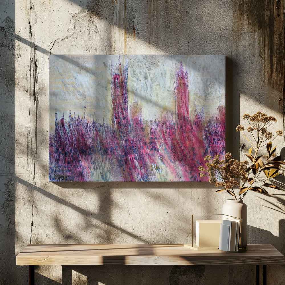 Levendig stadsgezicht | Canvas