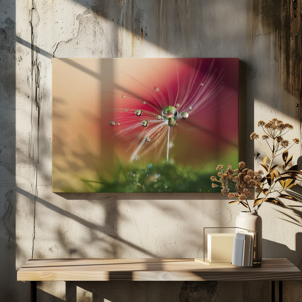 Rode Ochtend | Canvas