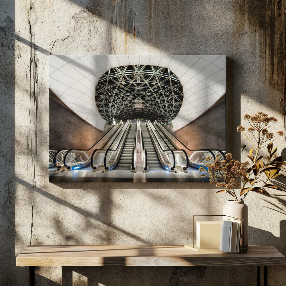 Onder het betonnen oppervlak | Canvas