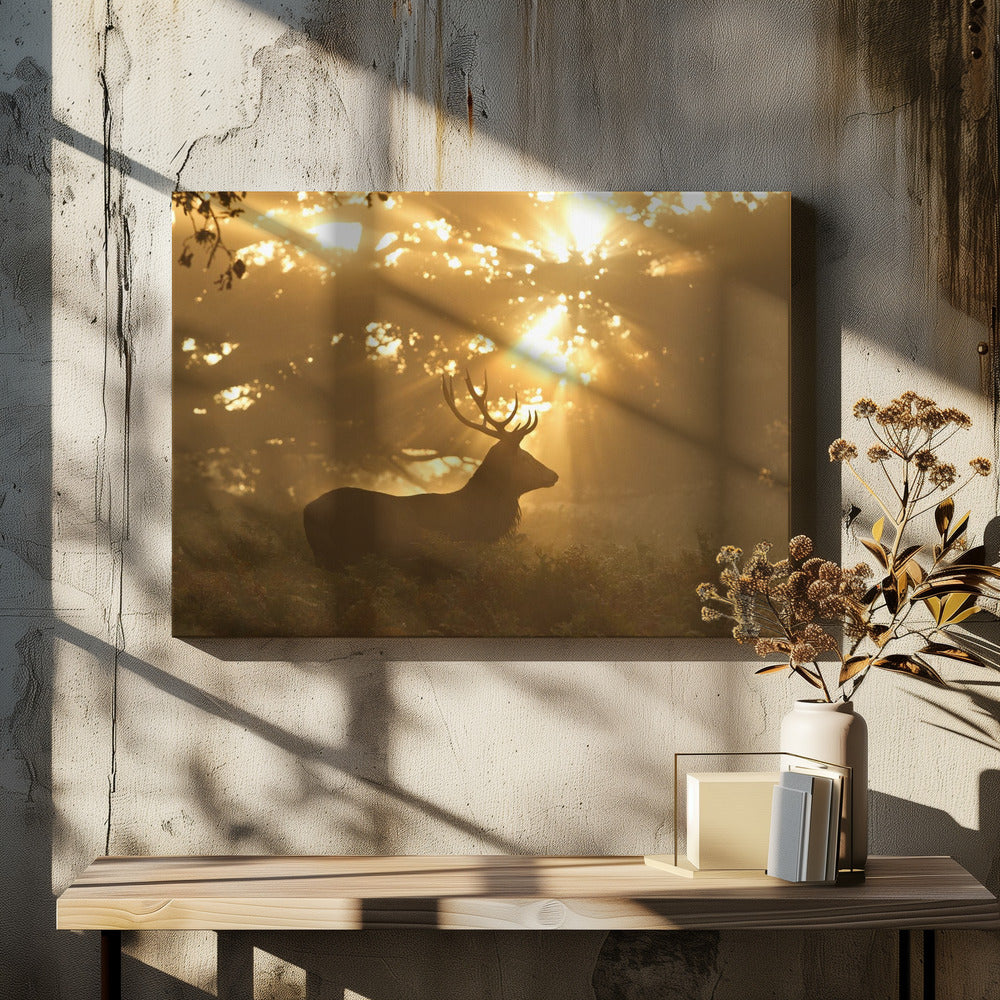Spook van het bos | Canvas