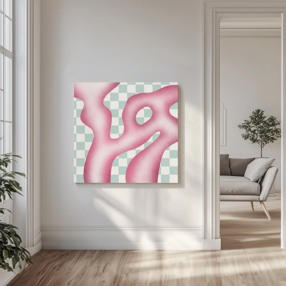 Abstracte vloeistof 09 | Canvas