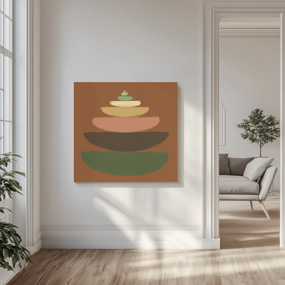 Abstracte kommen | Canvas