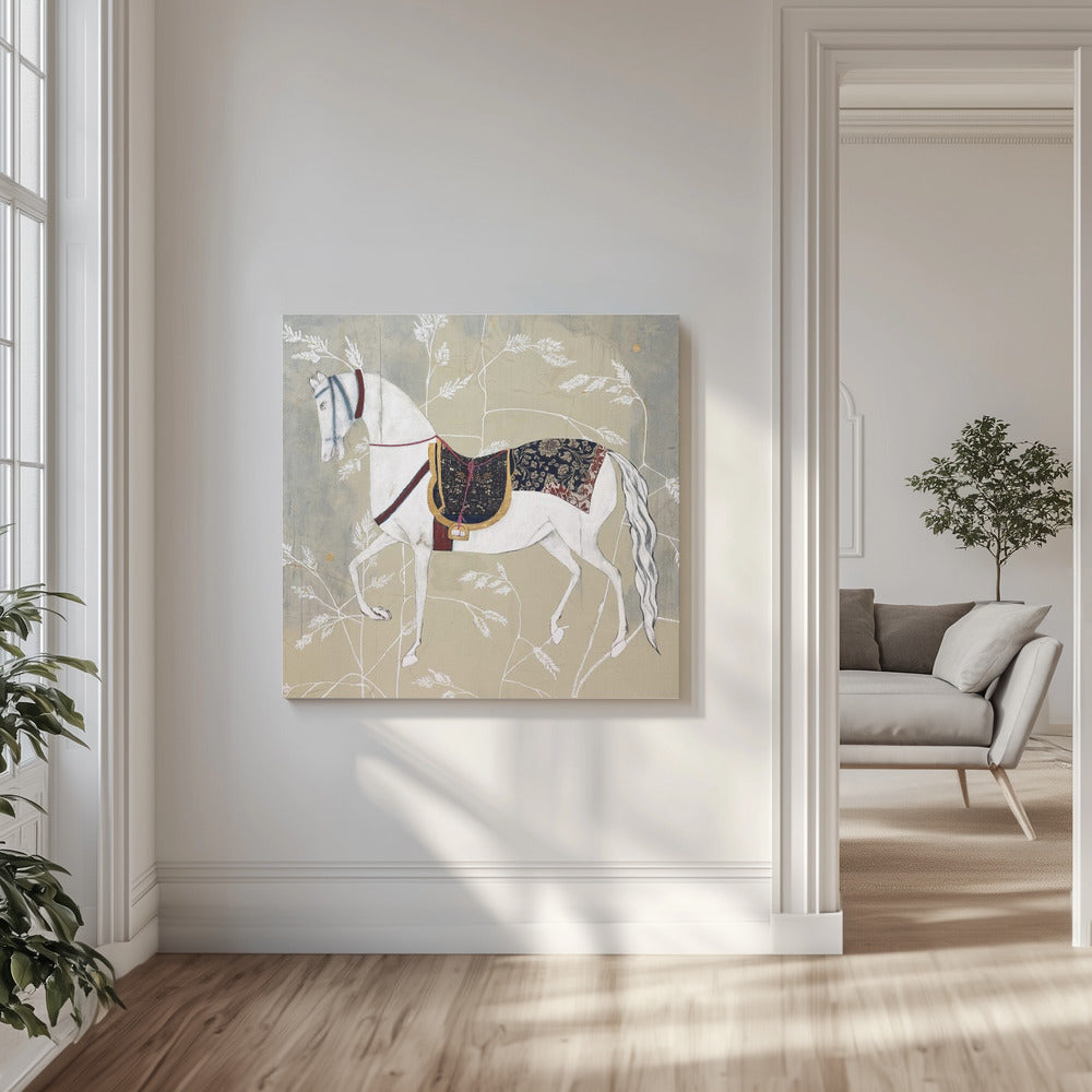 Ruiter-Elegantie Wandtapijten van Tijd IV | Canvas