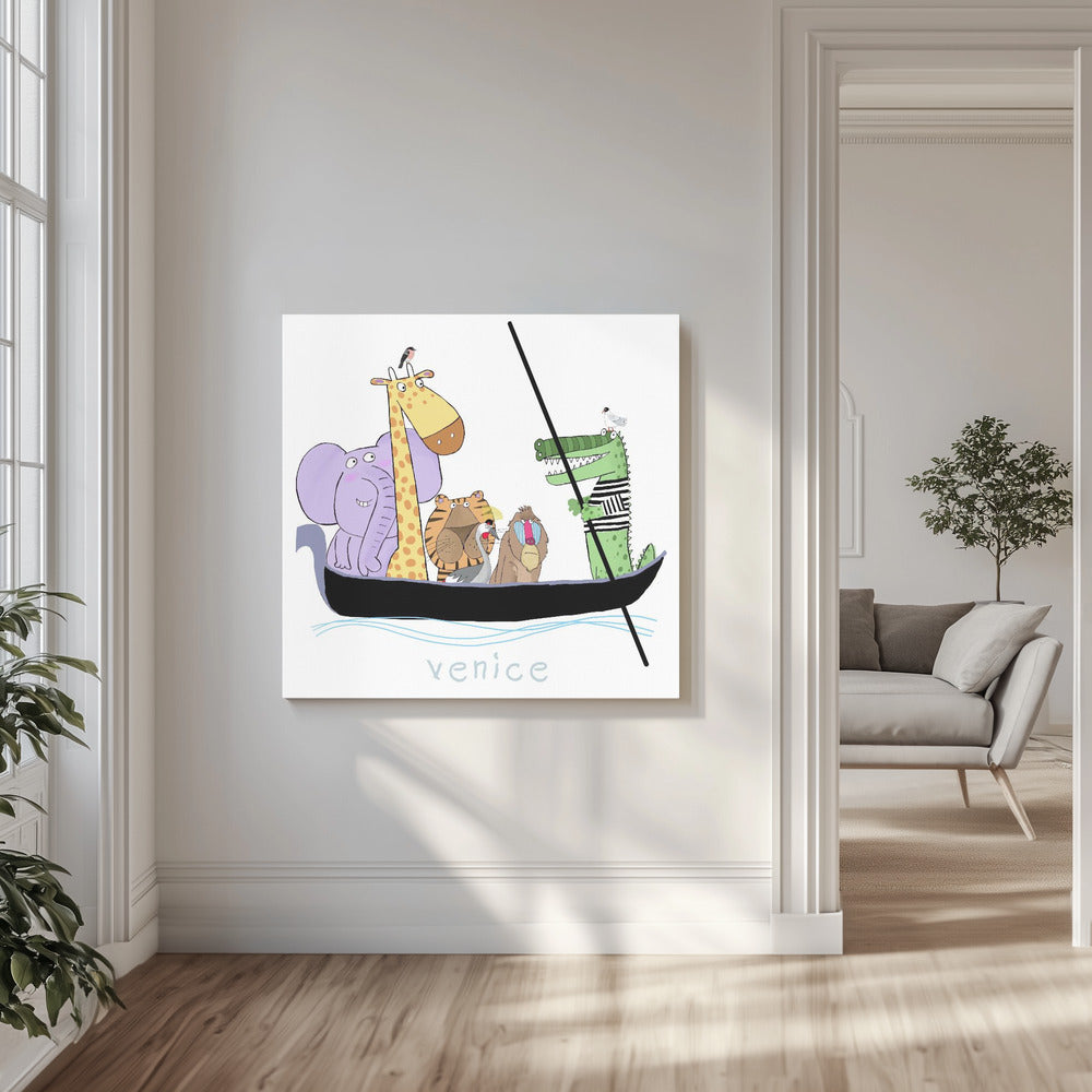 Venetiaanse safaritocht | Canvas