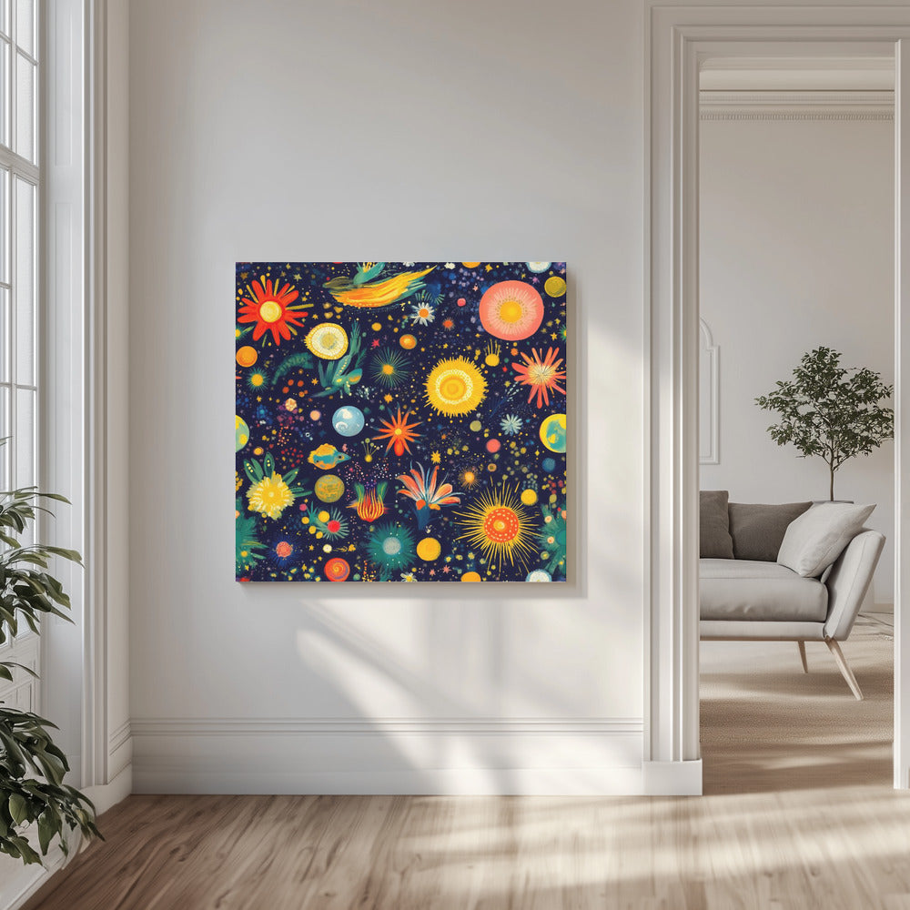 Dromen van een zonnetuin | Canvas