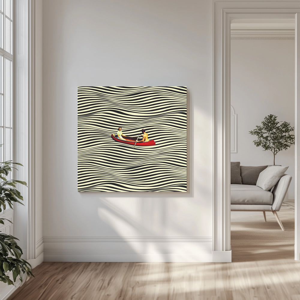 Illusoire boottocht | Canvas