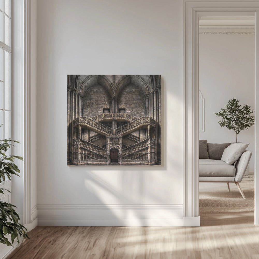 Eerbetoon aan Escher | Canvas