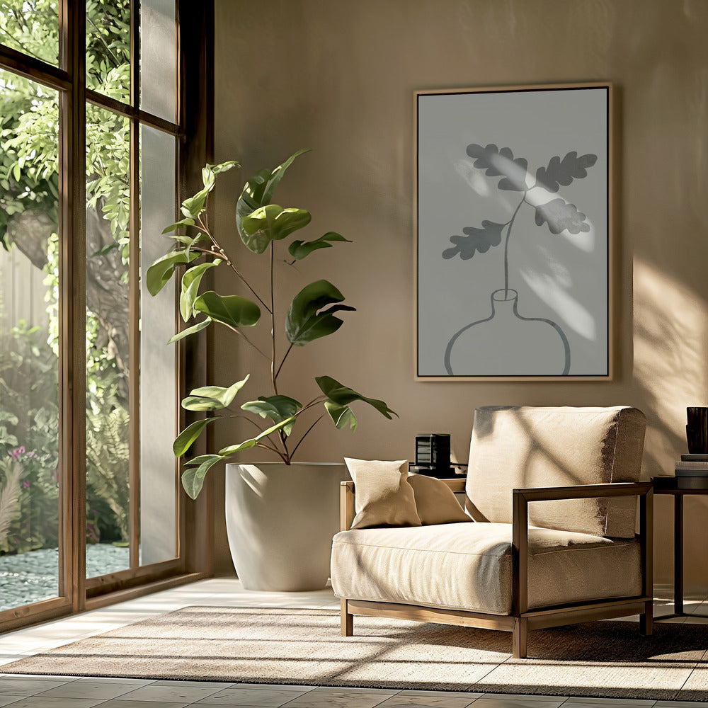 Groene Eikenplant | Poster