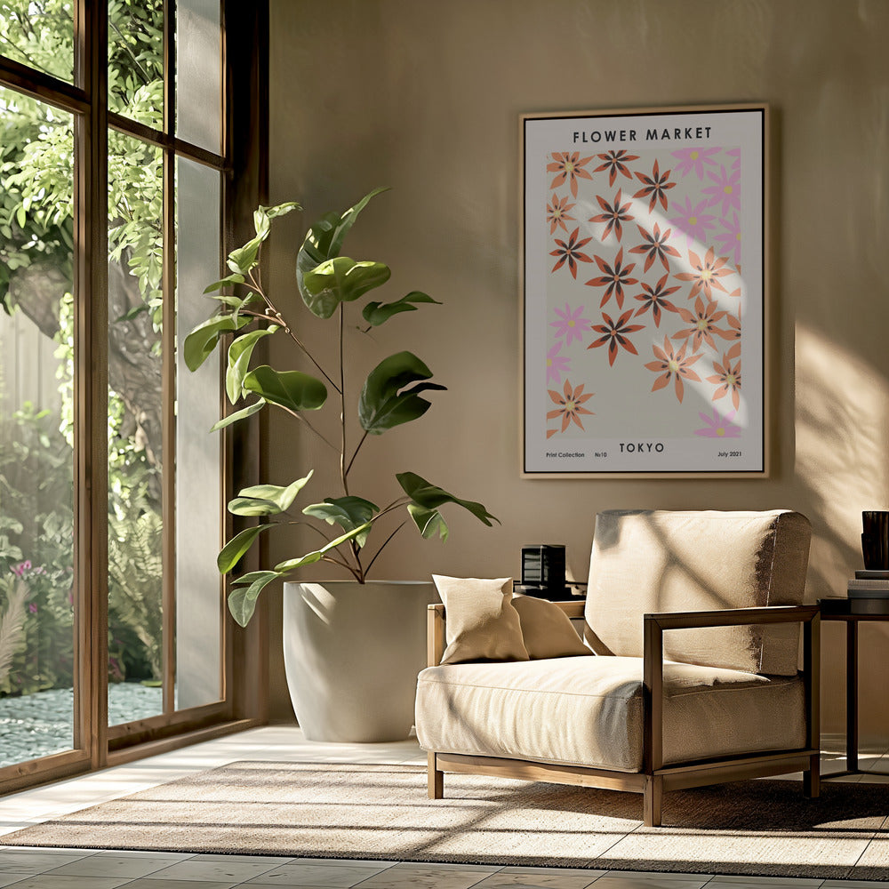 Bloemenmarkt Tokio | Poster
