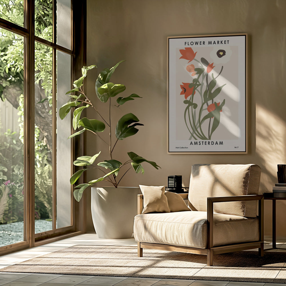 Bloemenmarkt Amsterdam | Poster