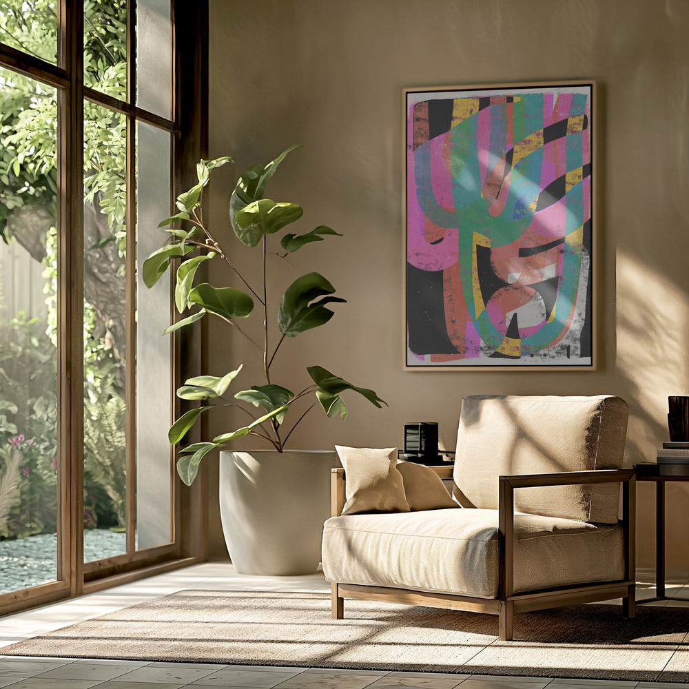 Kleurrijke Chaos | Poster