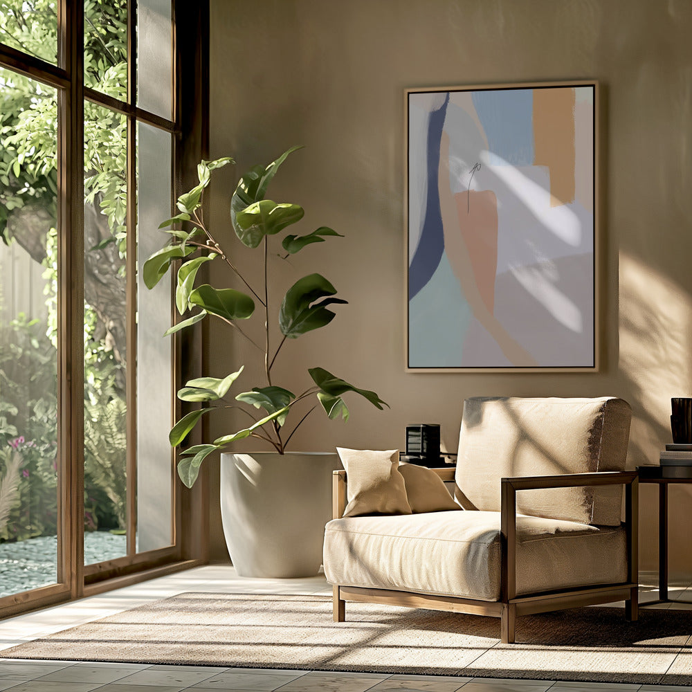 Soft Pastel Hues and Bold Brushstrokes | Poster