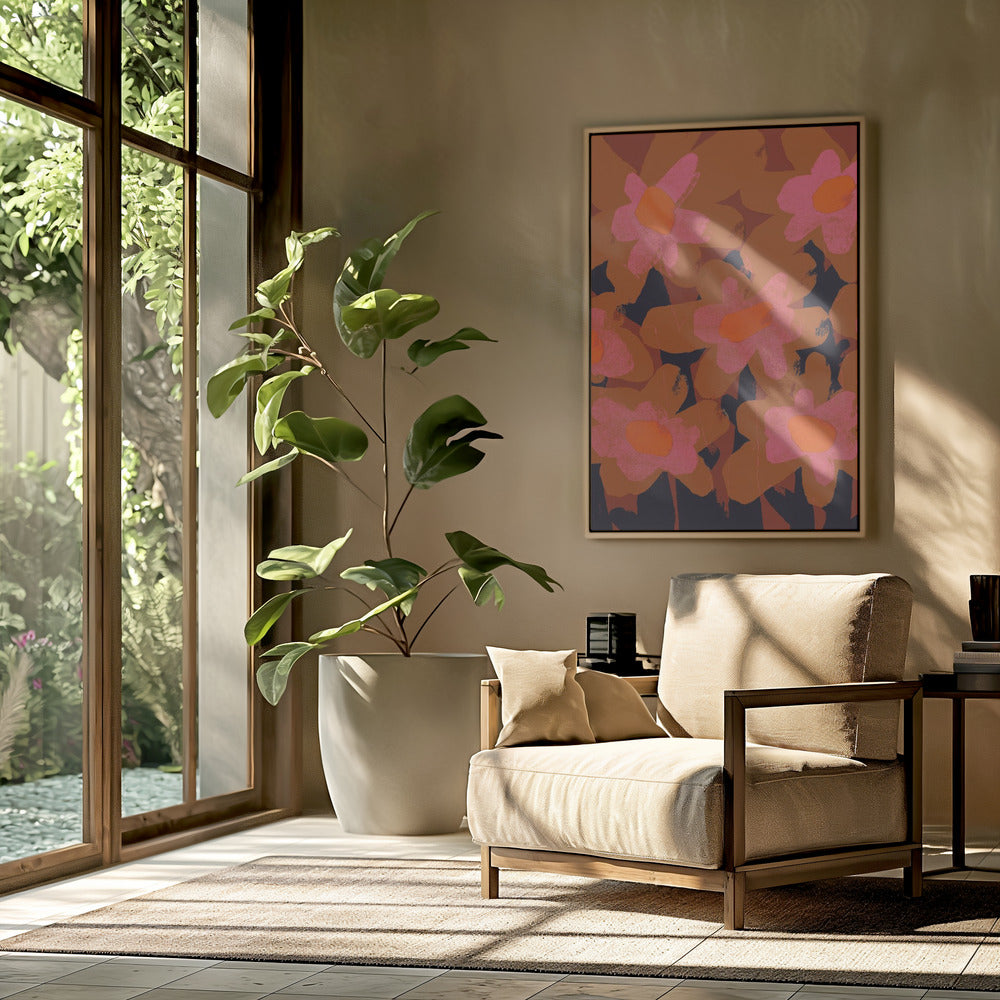 Levendige bloemen | Poster