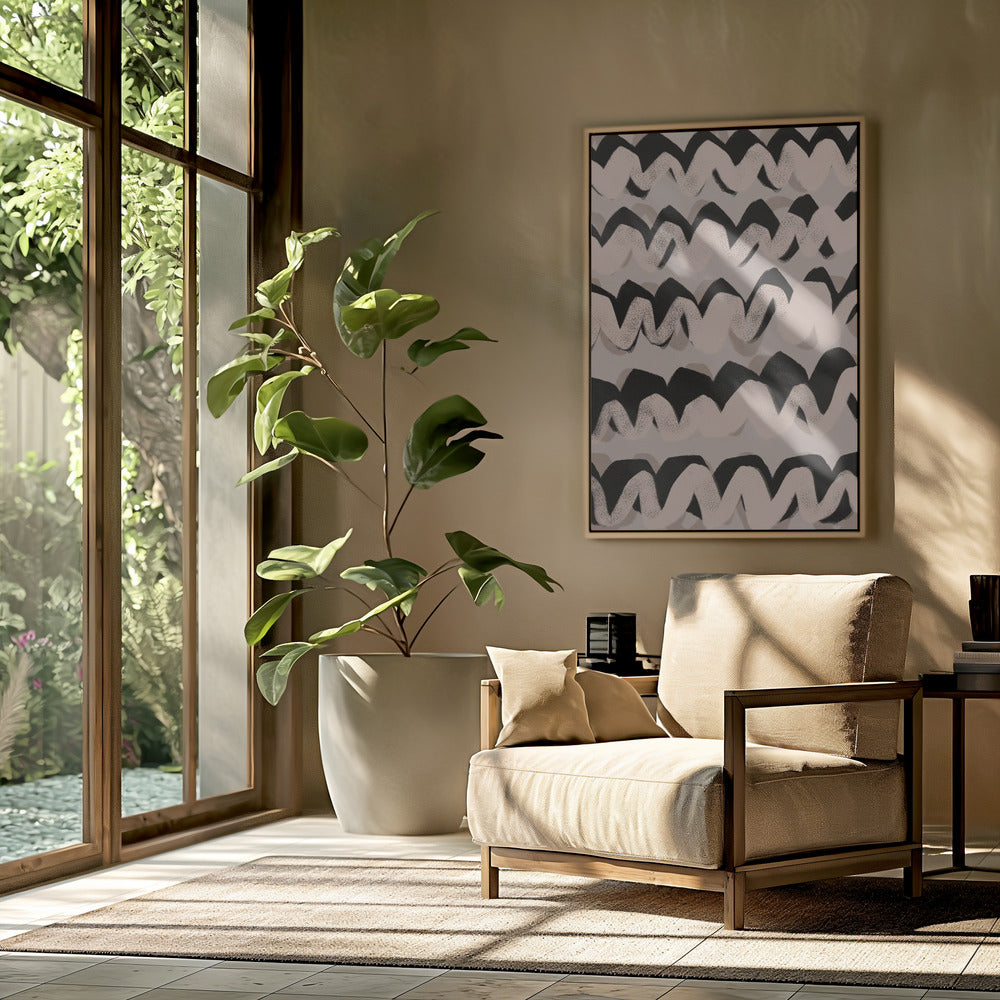 Zigzag Tapestry | Poster
