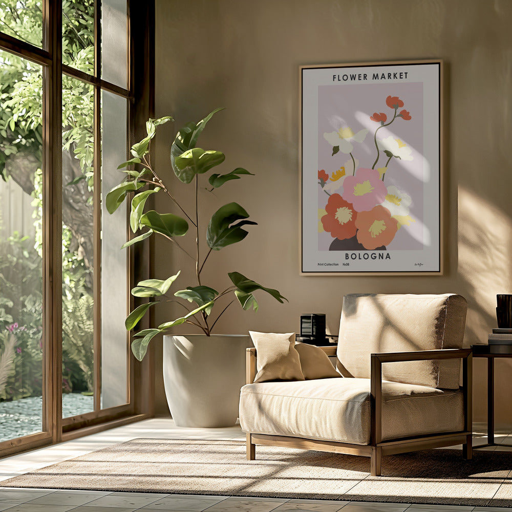 Flower Market. Bologna | Poster