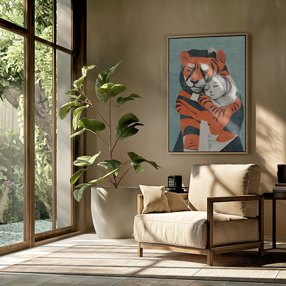 De omhelzing van de tijger | Poster